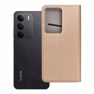 SMART CASE grāmatas tipa viedtālruņa apvalks REALME C75 zelta