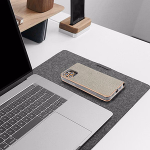 Flip case for Xiaomi Redmi NOTE 15 PRO 5G Luna Book Gold silver