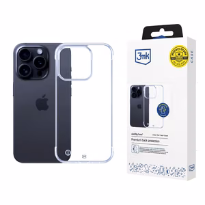 3mk Just20g caurspīdīgs viedtālruņa apvalks Apple iPhone 13 Pro Max - caurspīdīgs