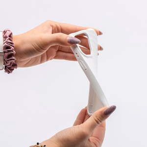 Silicone Zephyr Mag Cover saderīgs ar MagSafe viedtālruņa apvalks IPHONE 16 balts