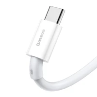 Baseus kabelis Superior USB - USB-C 1,0 m balts 66W