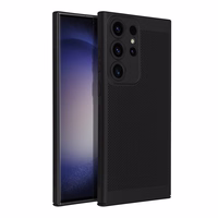 BREEZY viedtālruņa apvalks SAMSUNG S23 Ultra melns