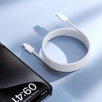 Joyroom Ben Series S-A45 USB-C / USB-C 60W kabelis 1m - balts