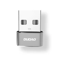 Dudao adapteris no USB Type-C uz USB melns (L16AC black)