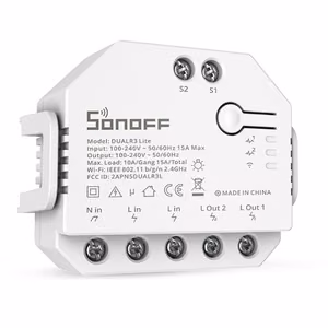 Viedais Wi-Fi slēdzis WiFi Sonoff Dual R3 Lite