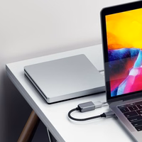 Adapteris USB C uz USB A Satechi ST-UCATCM kosmosa pelēks