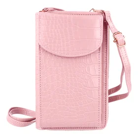 Adīts maciņš telefonam GCW12 rozā