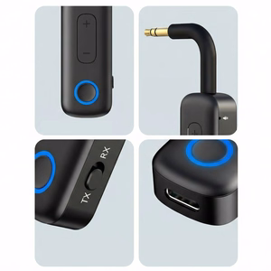 Tech-Protect Ultraboost AU02 Bluetooth 5.4 audio adapteris - melns