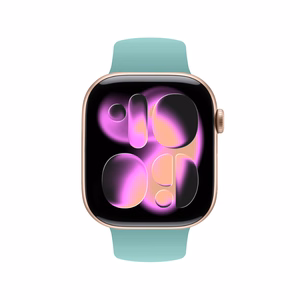 Crong Liquid siksniņa Apple Watch 38 / 40 / 41 / 42 mm, tirkīza krāsā