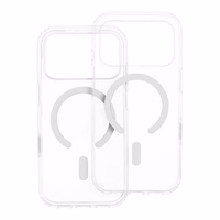 Maciņš for Samsung S26 PLUS Forcell F-Protect Clear Hybrid Premium saderīgs ar MagSafe caurspīdīgs