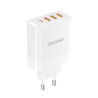 Dudao A5HEU 3xUSB-A 1xUSB-C PD 20W QC3.0 18W+ 2x12W wall lādētājs - balts