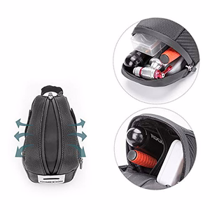 Rockbros B74 velosipēda sēdekļa soma 0.75L - melna