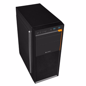 LOGIC CASE J23 USB 3.0 X 2 melns datora korpuss
