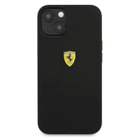 Ferrari FESSIHCP13SBK iPhone 13 mini 5.4" melns/melns cietais viedtālruņa apvalks silikona