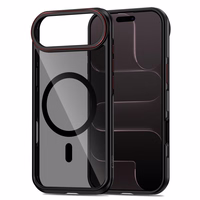 Tech-Protect MagHybrid MagSafe maciņš iPhone Air melns un sarkans