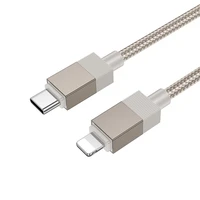 Kabelis USB C uz Lightning Hoco PD 27W 1 m X110 zelta
