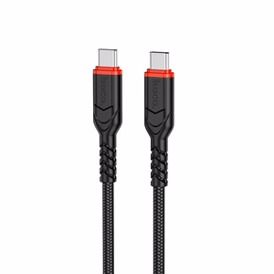 Kabelis USB C uz USB C Hoco 3A 60W 3 m X59 melns