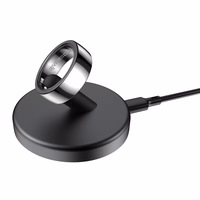 Riversong viedais ring Trinity melns SR01 size 7 diameter inside 17mm