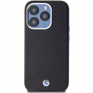 BMW paraksta ietīts metāla magnētiskais viedtālruņa apvalks iPhone 14 Pro Max - melns