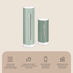 Netatmo NWS-M – viedā meteoroloģiskā stacija, piparmētru krāsā