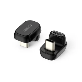 Tech-Protect Ultraboost AA04 USB-C leņķa adapteris - melns