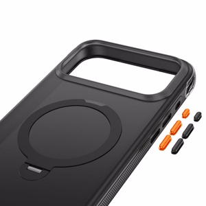 Tech-Protect MagAir Stand MagSafe CC  iPhone 18 Pro Max / 17 Pro Max vāciņš, matēti melns