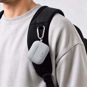 Tech-Protect silikona vāciņš ar āķi AirPods Pro - pelēks