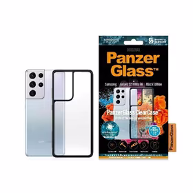 PanzerGlass ClearCase Samsung S21 Ultra G998 melns/melns