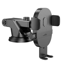 HOCO auto turētājs priekšējā stikla / centrālās konsoles H19 melns