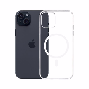 3mk Caurspīdīgs Magnētiskais viedtālruņa apvalks Apple iPhone 15 Plus - caurspīdīgs