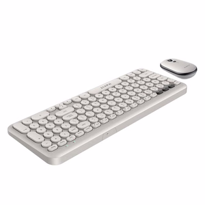 Havit KB254GCM bezvadu 2-in-1 spēļu komplekts tastatūra + pele (pelēka) (QWERTY)
