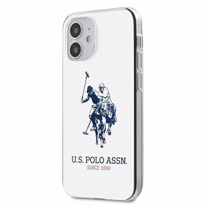 US Polo USHCP12STPUHRWH Shiny Big Logo vāciņš ierīcei iPhone 12 mini 5.4", balts