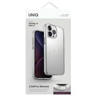 Uniq LifePro Xtreme Magnētiskais uzlādes viedtālruņa apvalks iPhone 15 Pro Max - caurspīdīgs