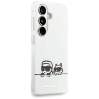 Karl Lagerfeld IML Peekaboo Karl&Choupette MagSafe Maciņš for Samsung Galaxy S26 Plus - caurspīdīgs