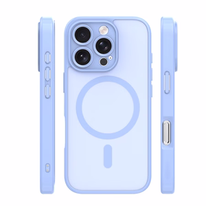 Mag Matt case for iPhone 16 Pro 6,3" light blue camera protection