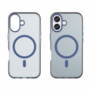 Magnetic Abrasive iPhone 17 Case Compatible with MagSafe - Matte Blue