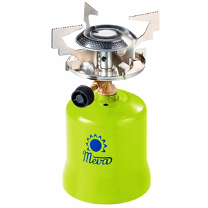 Meva FOCUS tūrisma gāzes plīts caurduramām gāzes kasetnēm, 1,4 kW
