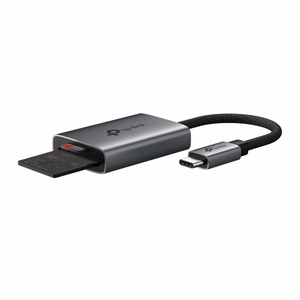 TP-Link UA430C karšu lasītājs USB 3.2 Gen 1 (3.1 Gen 1) Type-C pelēks