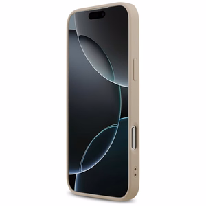 Guess 4G Ring Classic Logo MagSafe Чехол для iPhone 17 Pro Max - розовый