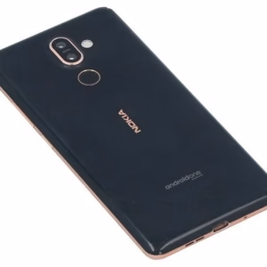 Aizmugurējais vāciņš Nokia 7 Plus melns/vara oriģināls (lietots Grade B)