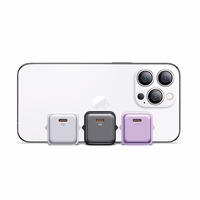 USAMS Tīkla lādētājs 1xUSB-C PD20W (tikai galviņa) PD3.0 Fast Charging violets X-ron Series CC183TC03 (US-CC183)