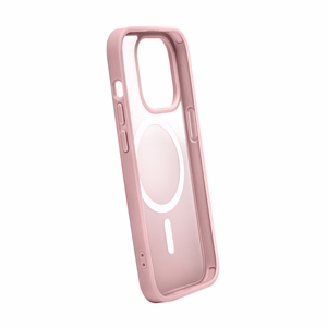 Puro Gradient magnētiskais silikona viedtālruņa apvalks iPhone 15 Plus - rozā