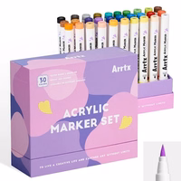 Akrila marķieru pildspalvas ARRTX 30B, 30 krāsas