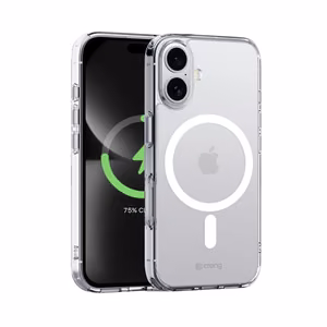 Crong Clear MAG Cover MagSafe vāciņš ierīcei iPhone 16, caurspīdīgs