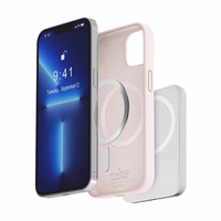 PURO ICON MAG - maciņš iPhone 14 Max MagSafe (Dusty rozā)
