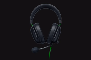 Razer Blackshark V2 X austiņas vadu galvas lente spēļu melnas, zaļas