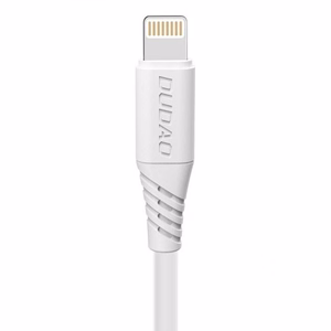 USB kabelis Dudao L2L balts Lightning 100cm (līdz 5A)