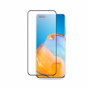Crong 3D Armour Glass 9H rūdīta stikla aizsargs visam Huawei P40 Pro ekrānam ar uzstādīšanas rāmi
