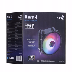 Aerocool PGS Rave 4 FRGB PWM 4P ventilators