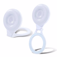 Magnētiskais telefona statīvs ar gaismu saderīgs ar MagSafe L8 balts